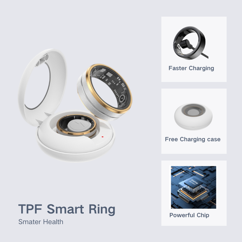 TFP Smart Ring, Sleep Tracker, Activity & Fitness Tracker, Blood Oxygen Tracker