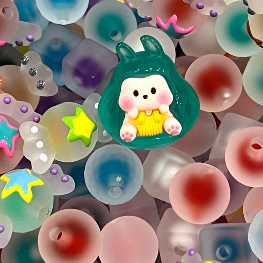 【Beads Mix】Matte Gummy Candy