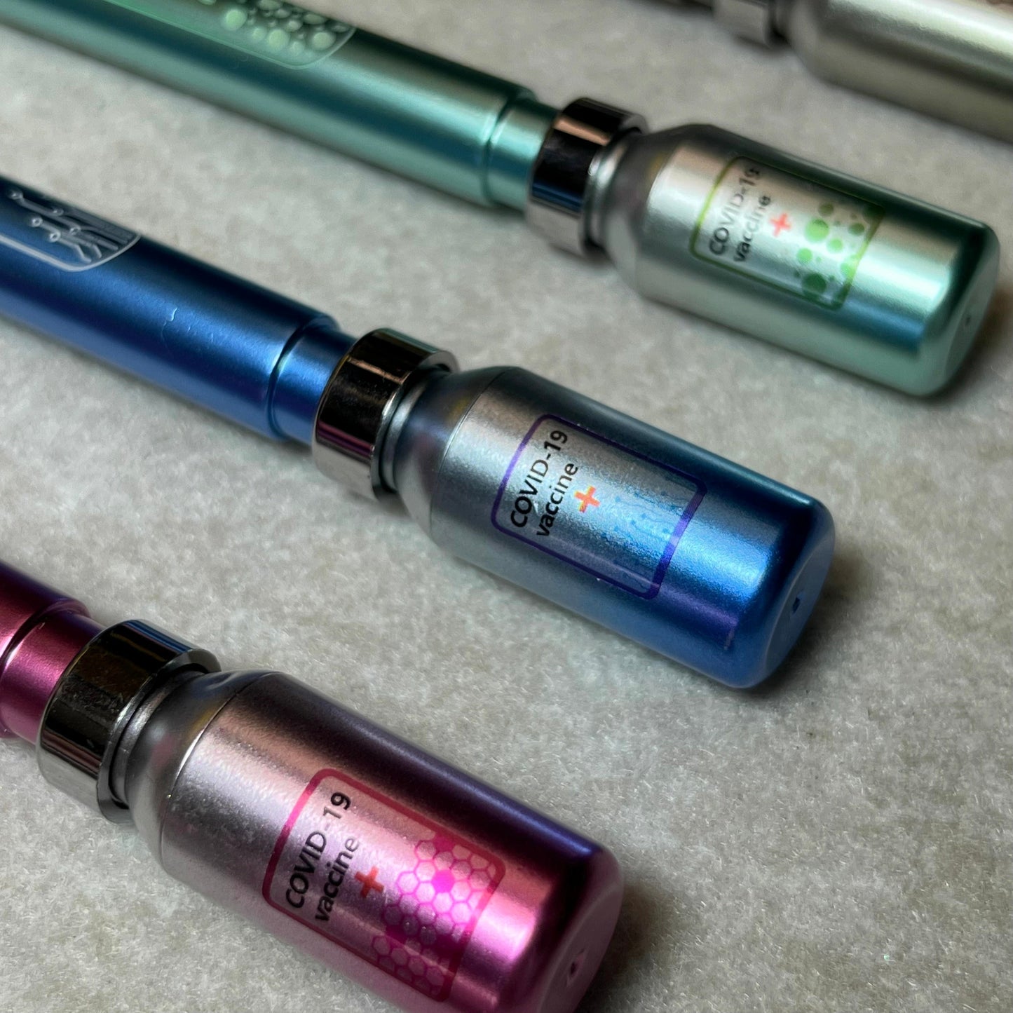 【DIY Pen】Led Vaccine Pen/Metallic DIY Supplies