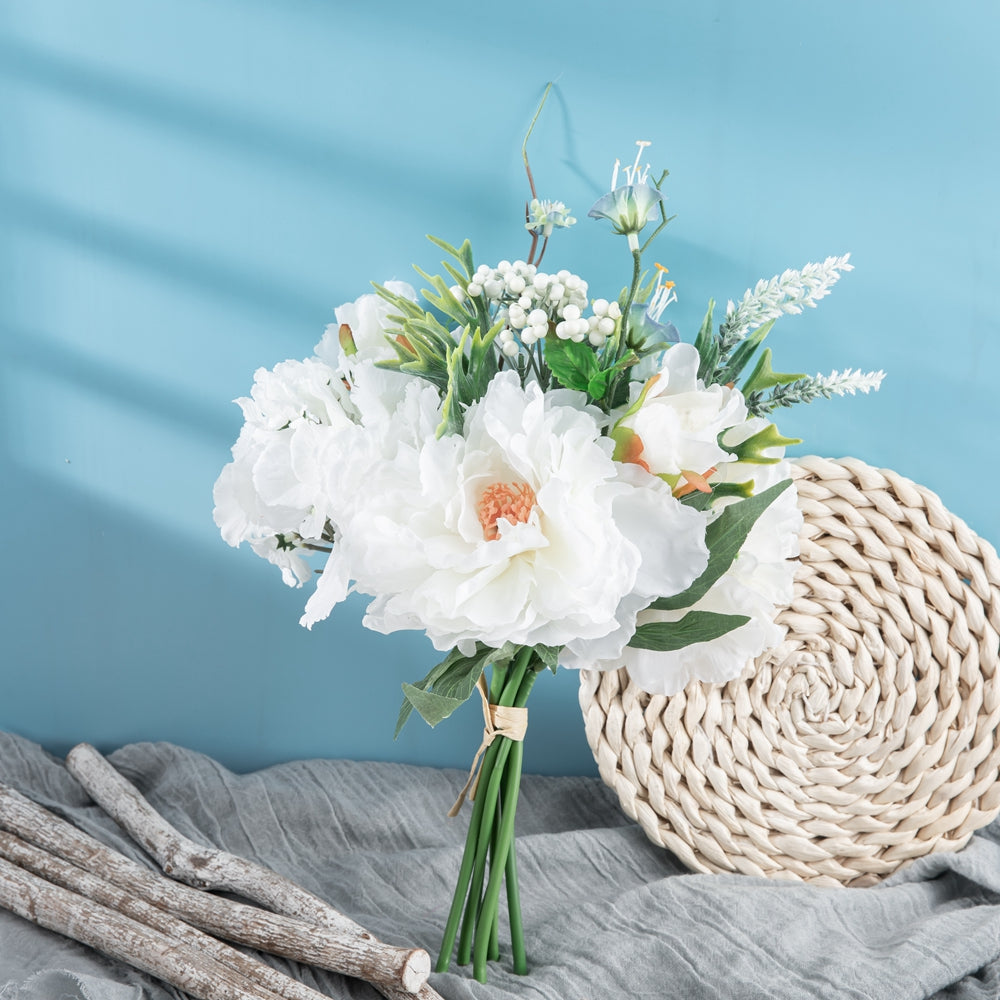 Real Touch Peony Hydrangea Bundle