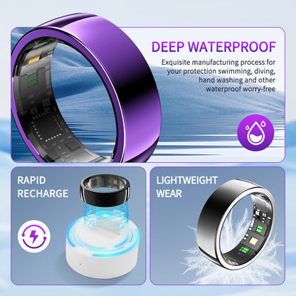 TFP  Blood Pressure Smart Ring, Sleep Tracker, Activity & Fitness Tracker, Blood Oxygen Tracker