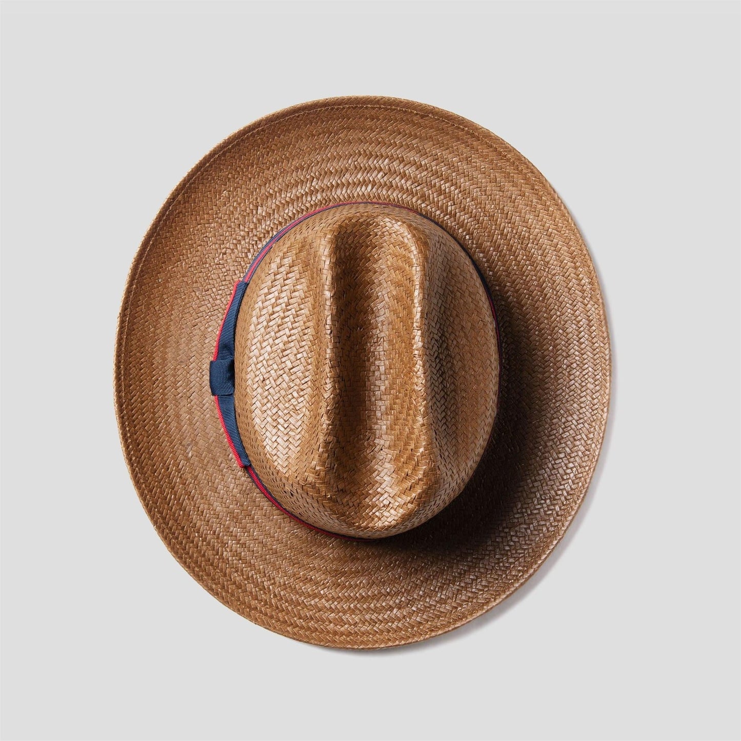 Miller Ranch Fedora -- Patriotic Straw