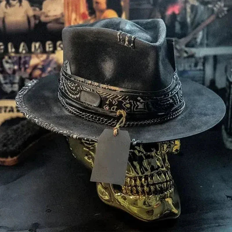 "Harvester Of Sorrow" Handmade Skull Hat