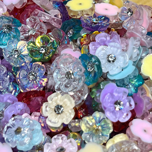 【Theme Park】Monet Garden (with rhinestone)/Good for nails/earrings!