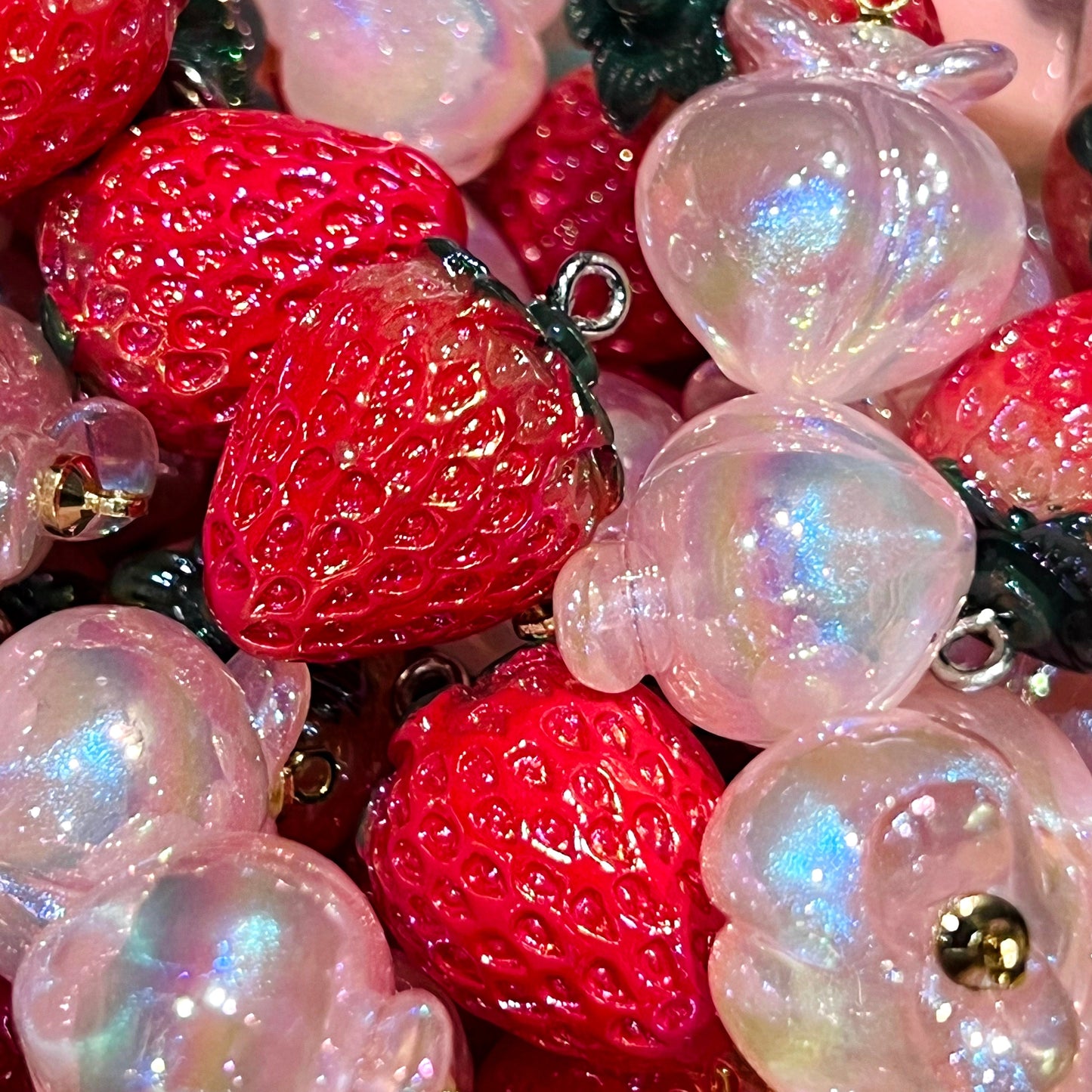 【Pendants】Fruits Picking（Dangling Beads）/Good for earrings & Chains