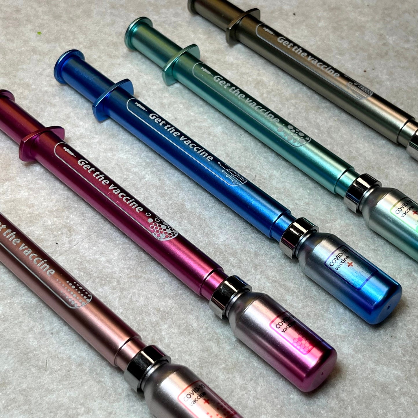 【DIY Pen】Led Vaccine Pen/Metallic DIY Supplies